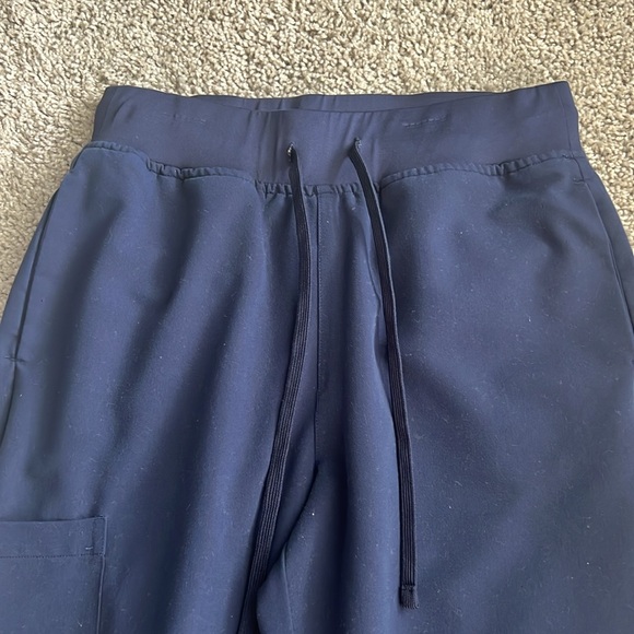 Mandala Navy Blue Scrub Jogger Pants - Picture 2 of 5